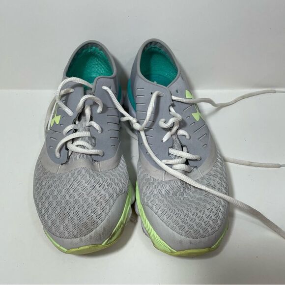 Under Armour Soeedform Grey Athletic Running Shoes - Picture 2 of 8